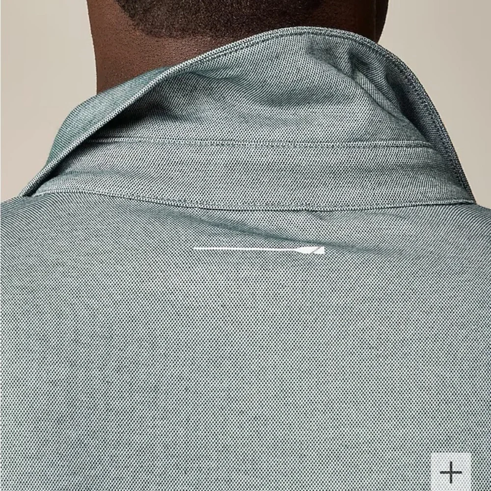 J crew old forest Performance polo shirt with COOLMAX® technology